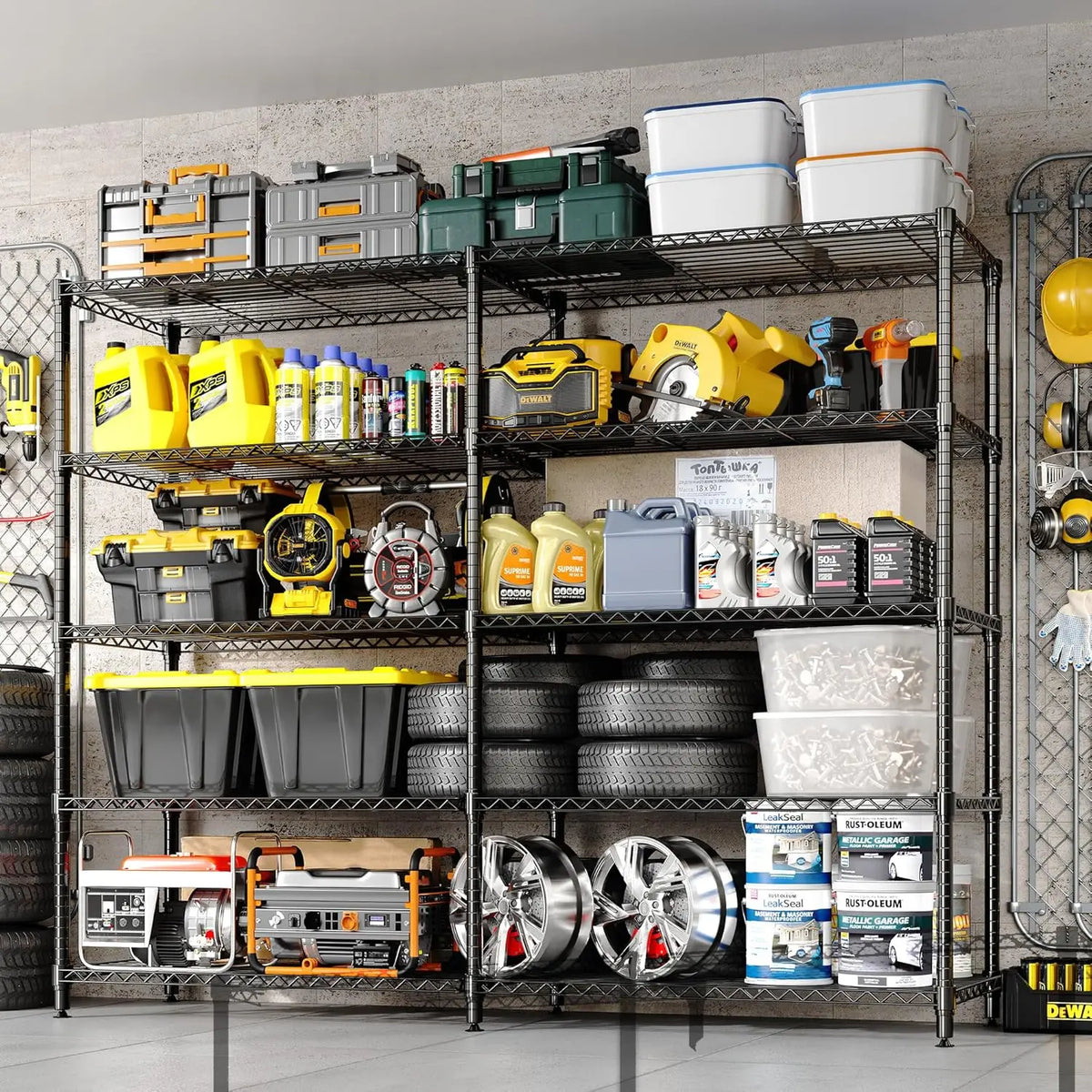TWISTER CK Adjustable Metal Storage Shelving Unit