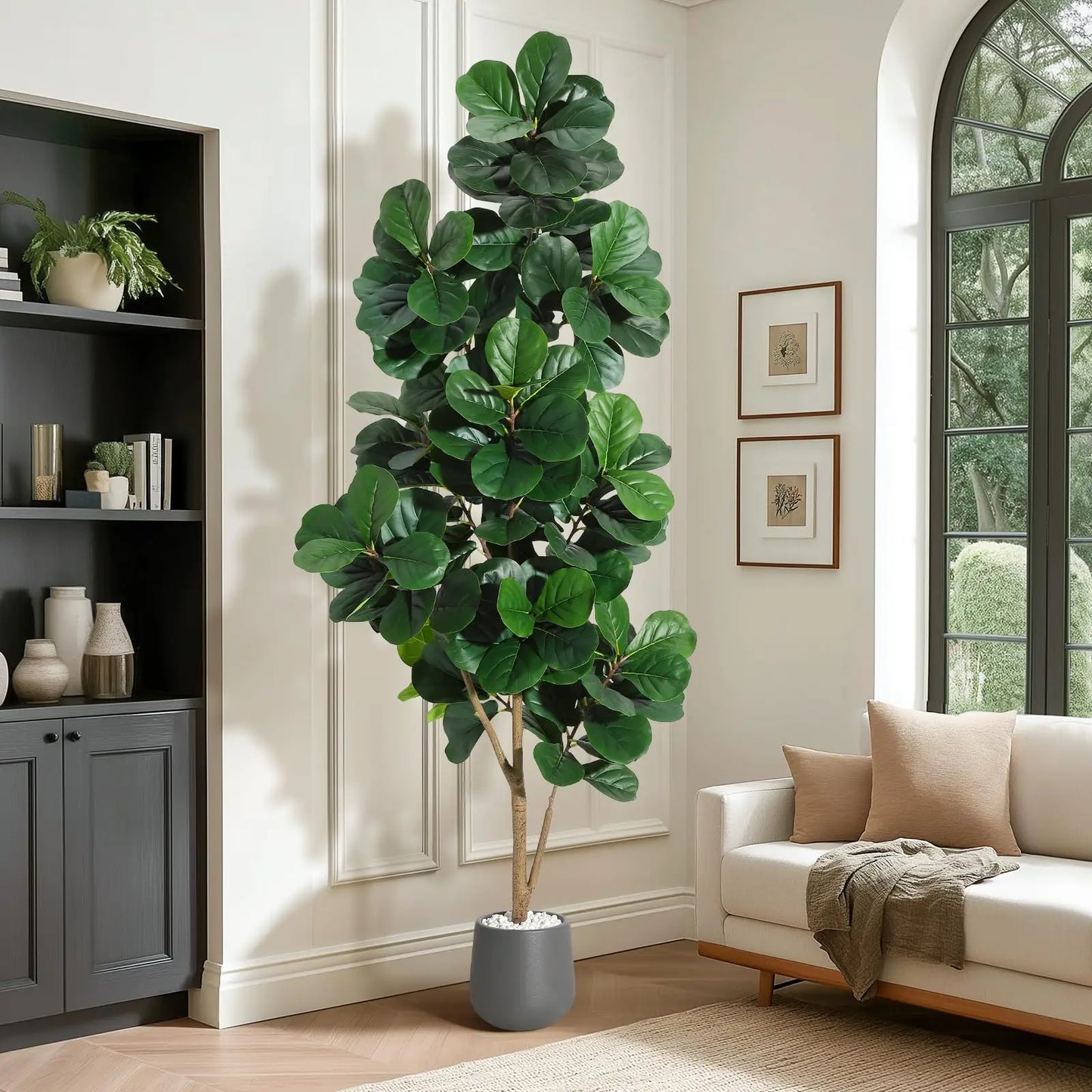 Artificial Fiddle Leaf Fig Tree With 141 Leaves