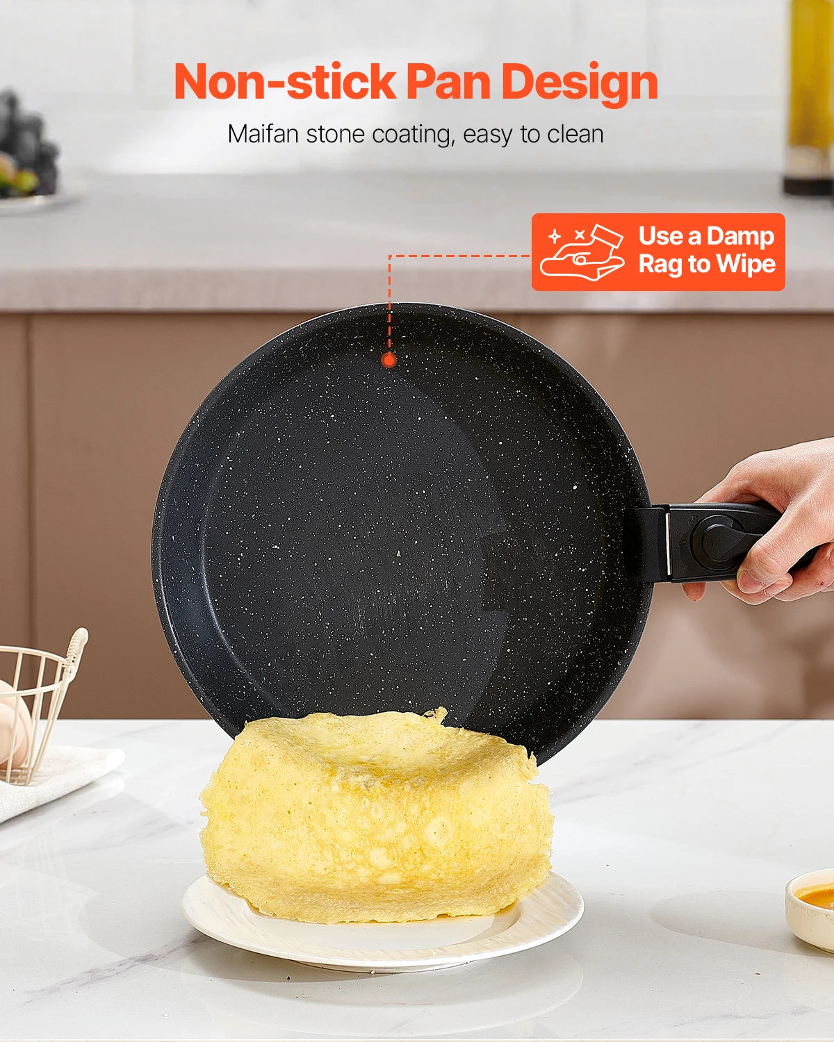 SucceBuy Nonstick Granite Cookware Set