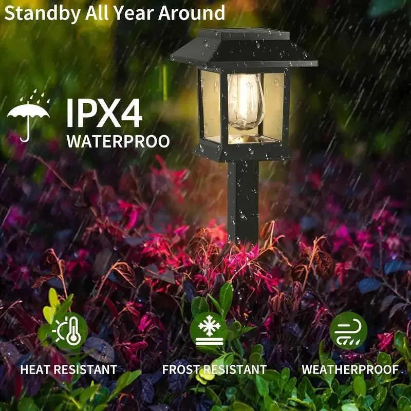 ZTree Solar Pathway Lights Outdoor Waterproof Auto On Off