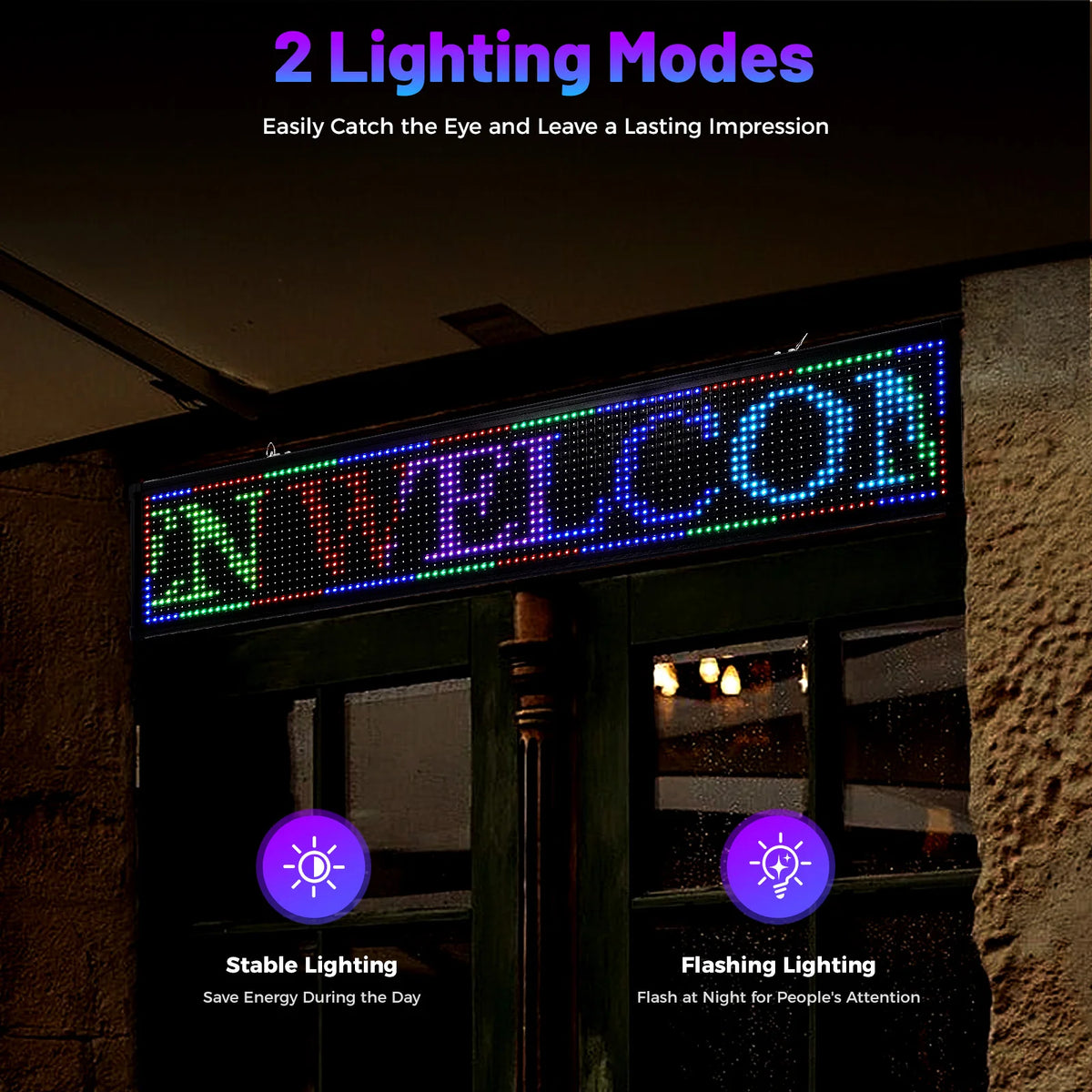 LED Scrolling Sign Board Digital Advertising Display