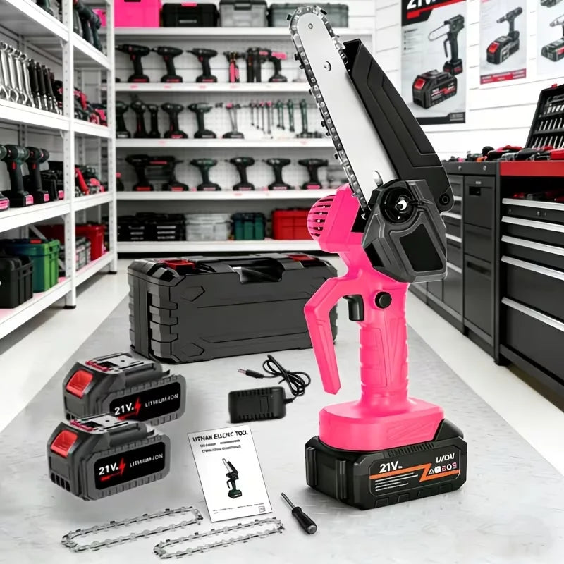 ZAWRT Cordless Chainsaw With Safety Lock
