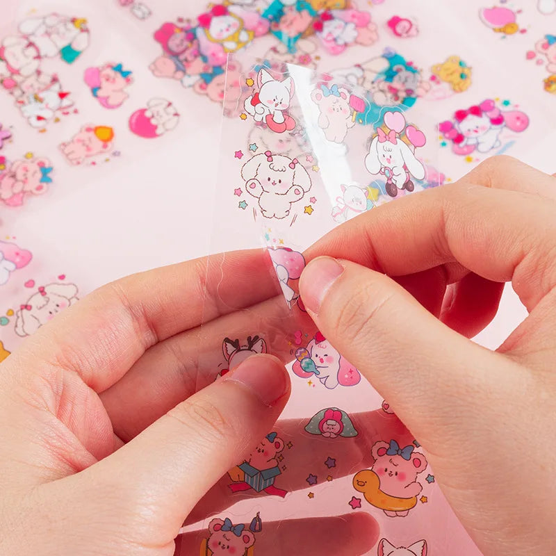 Pet Planet Cartoon Stickers For Planners And Pencil Cases