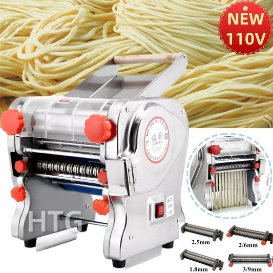 Stainless Steel Electric Pasta Maker And Noodle Machine