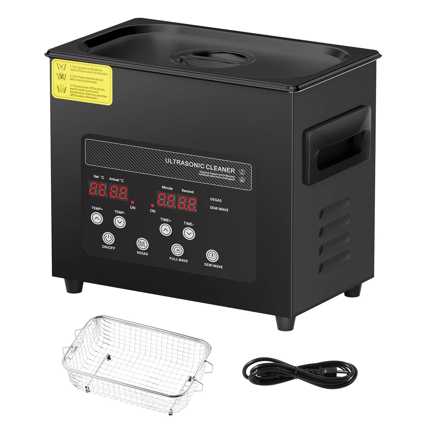 SucceBuy Portable Ultrasonic Cleaner With Timer