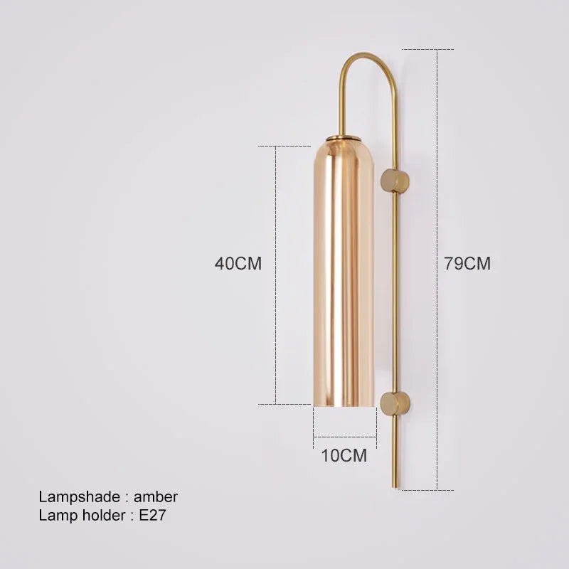 TAONUANSHU Modern Glass LED Wall Light