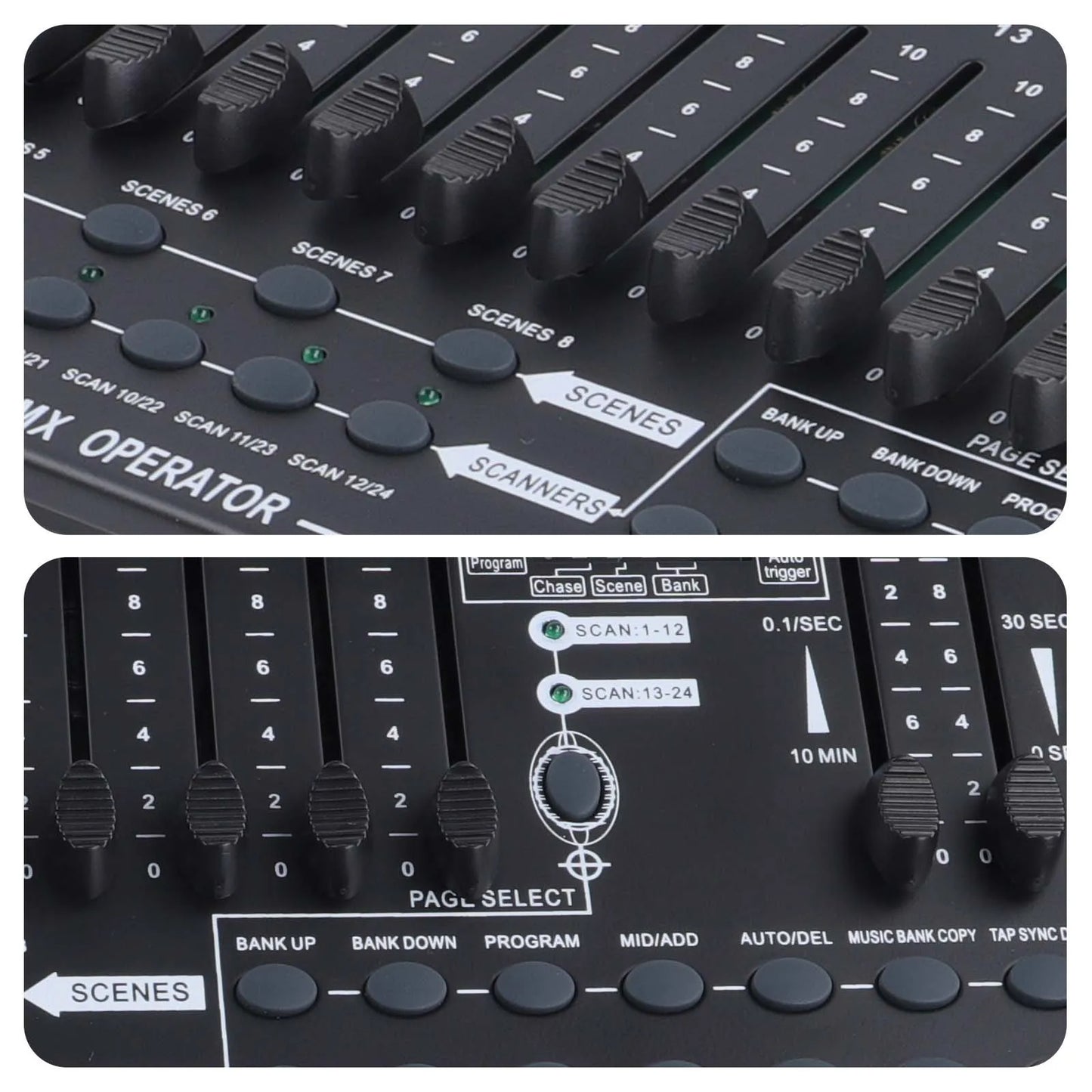 Fieryzeal 384 Channel DMX512 Stage Lighting Controller