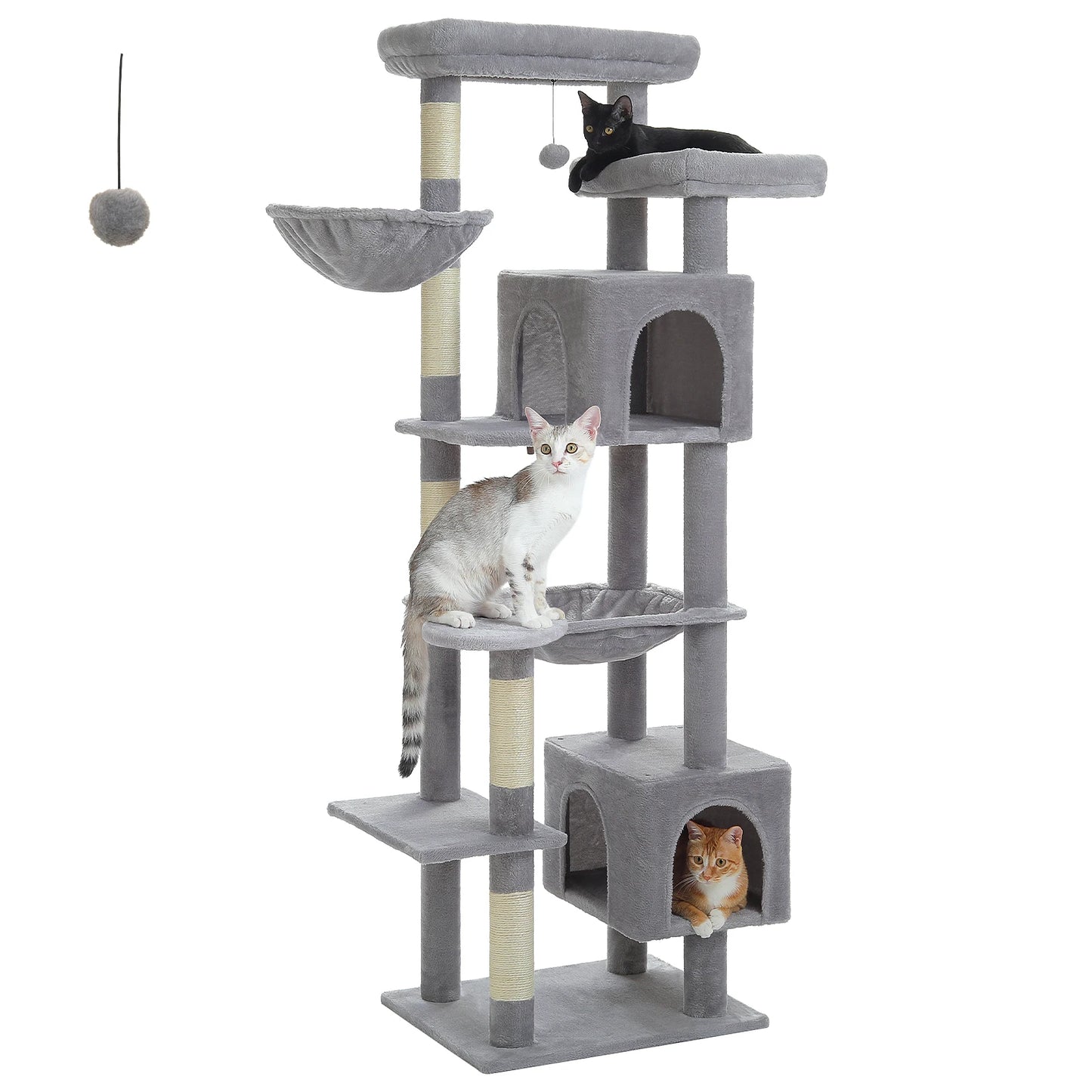 PAWZ Road Multi Tier Cat Tower With Hammock