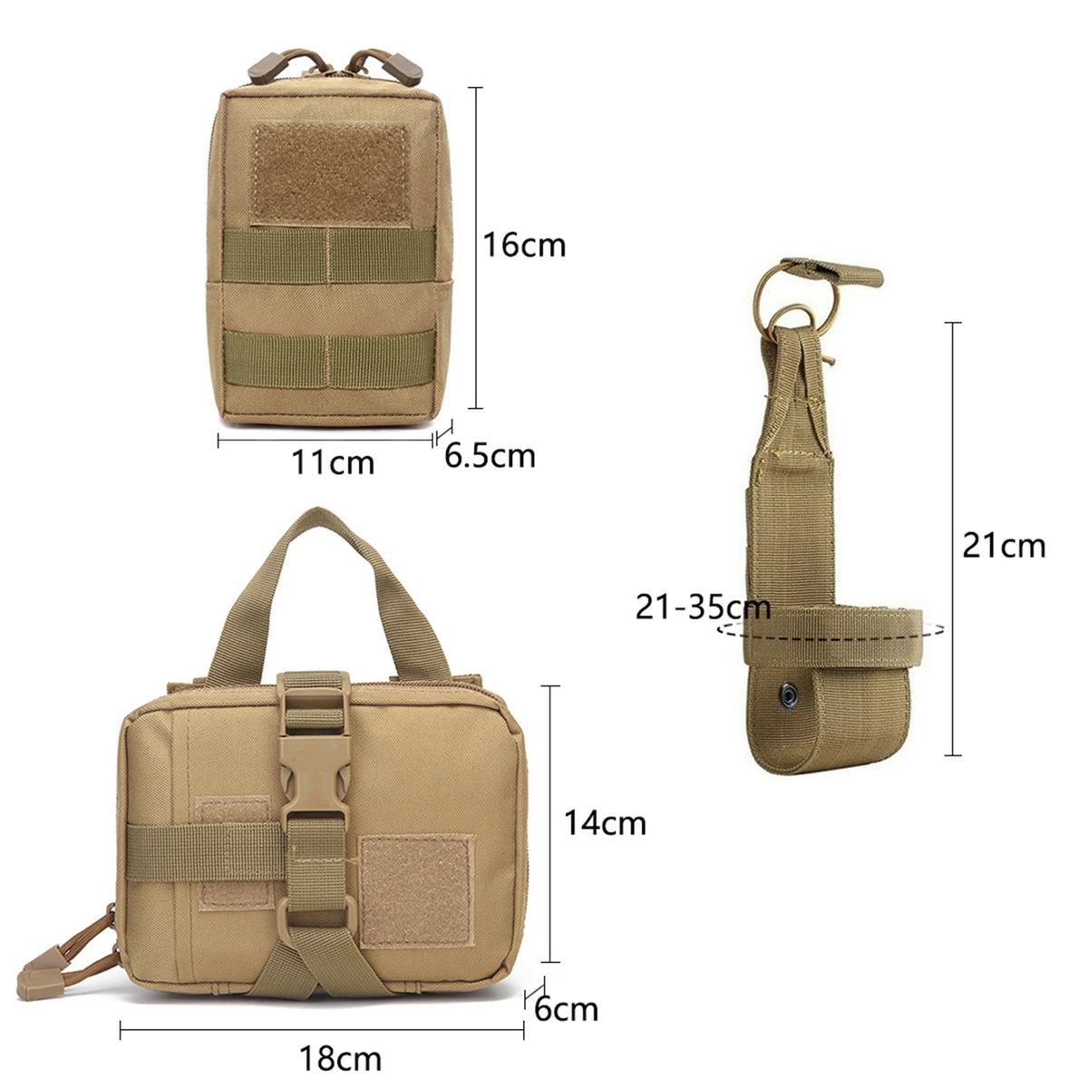 Tactical Dog Harness With Molle Pouches