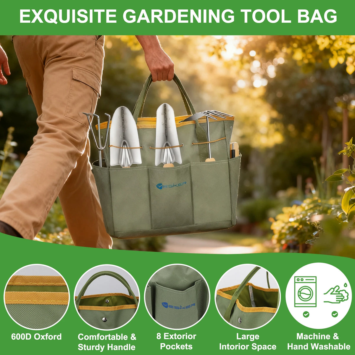 Heavy Duty Gardening Tool Set With Pruning Shears