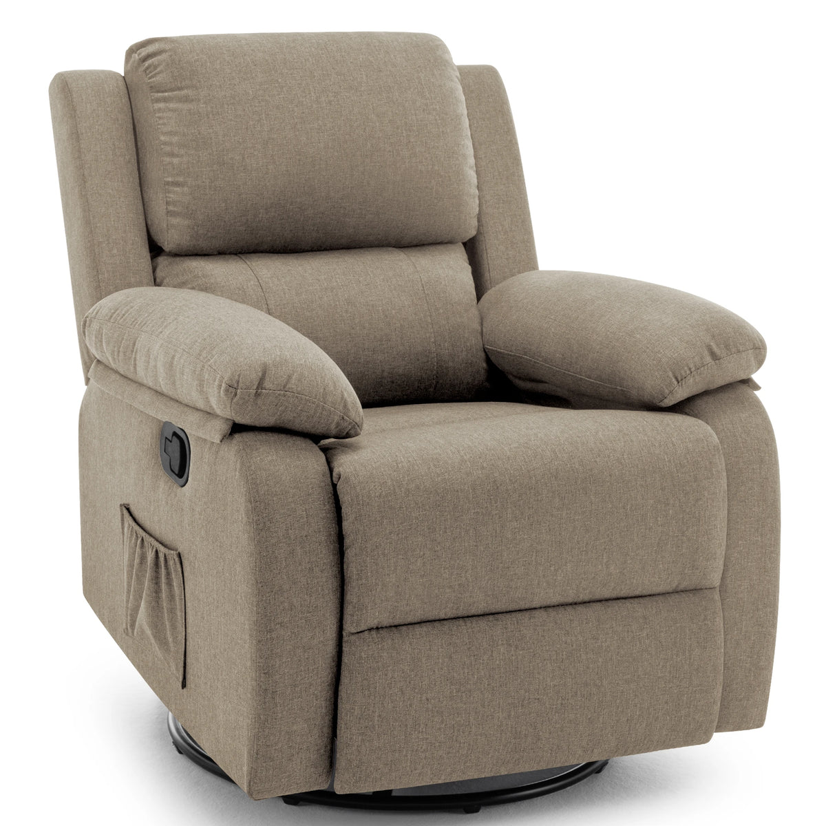 Korser 360 Swivel Fabric Rocker Chair for Adults