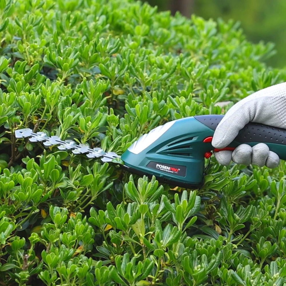 Posenpro Cordless 2in1 Pruning Shears And Hedge Trimmer
