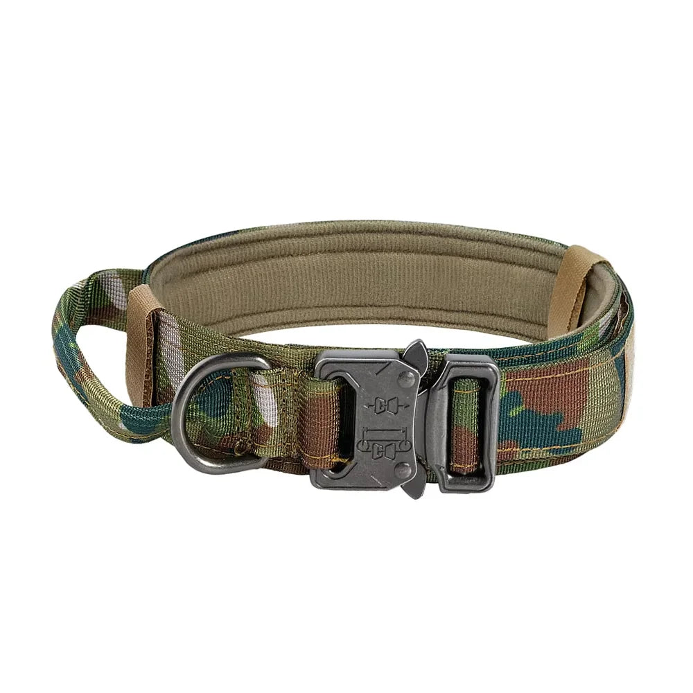 Adjustable Tactical Dog Training Collar With Leash Set
