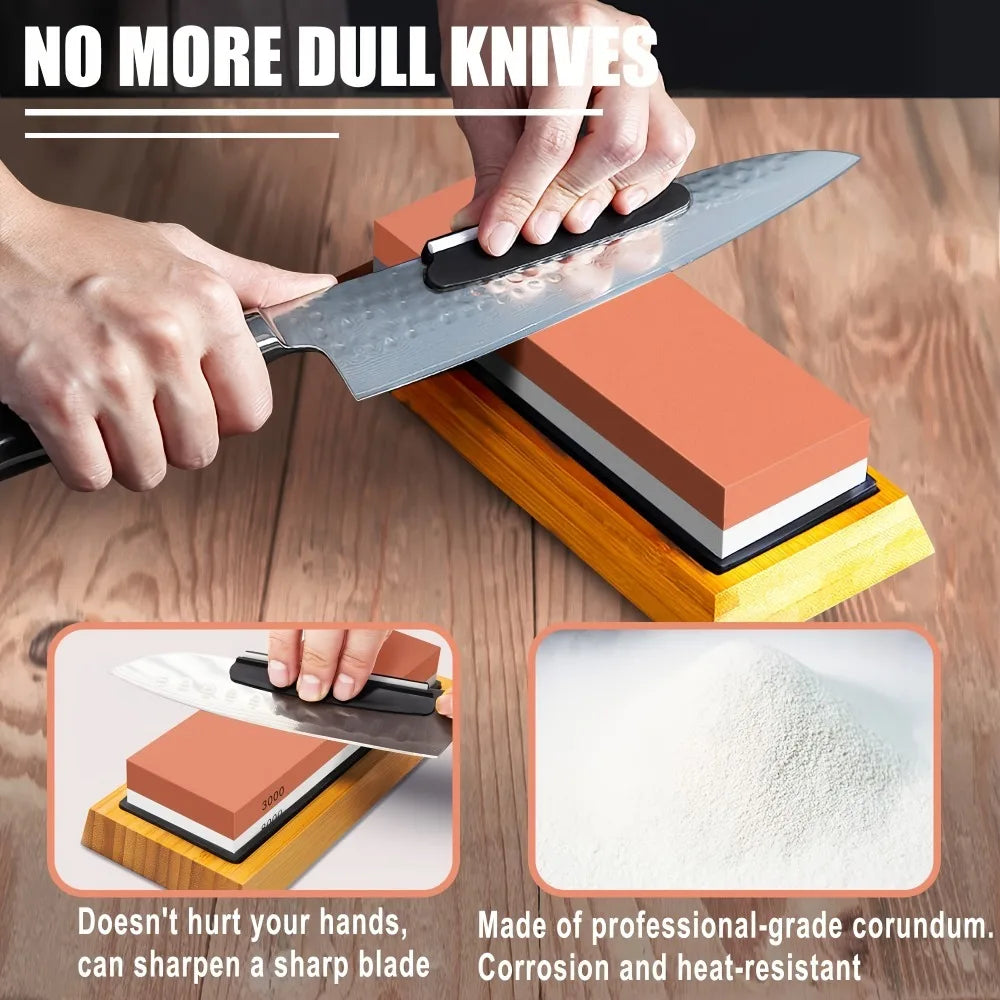 Professional Knife Sharpening Stone Set Kit