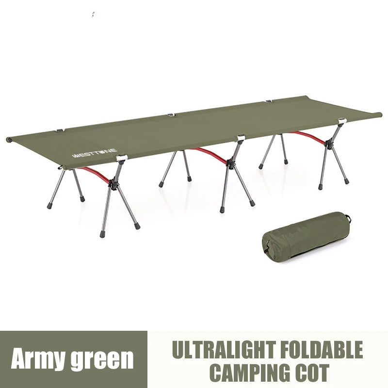 Westtune Ultra Light Aluminum Folding Camping Bed
