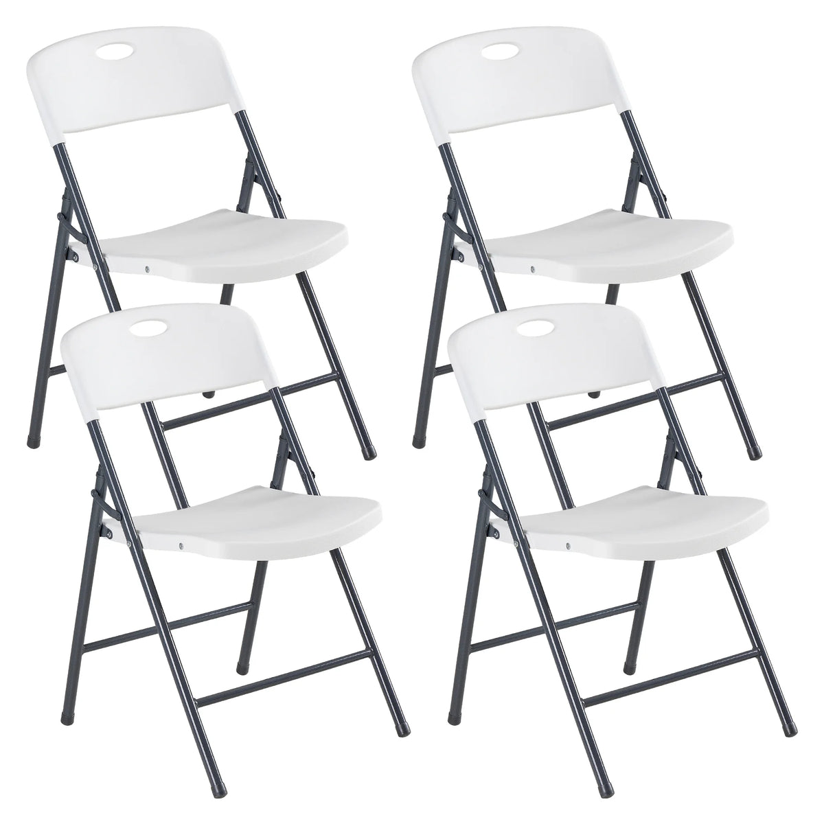 Jhk Heavy Duty Stackable Folding Chair