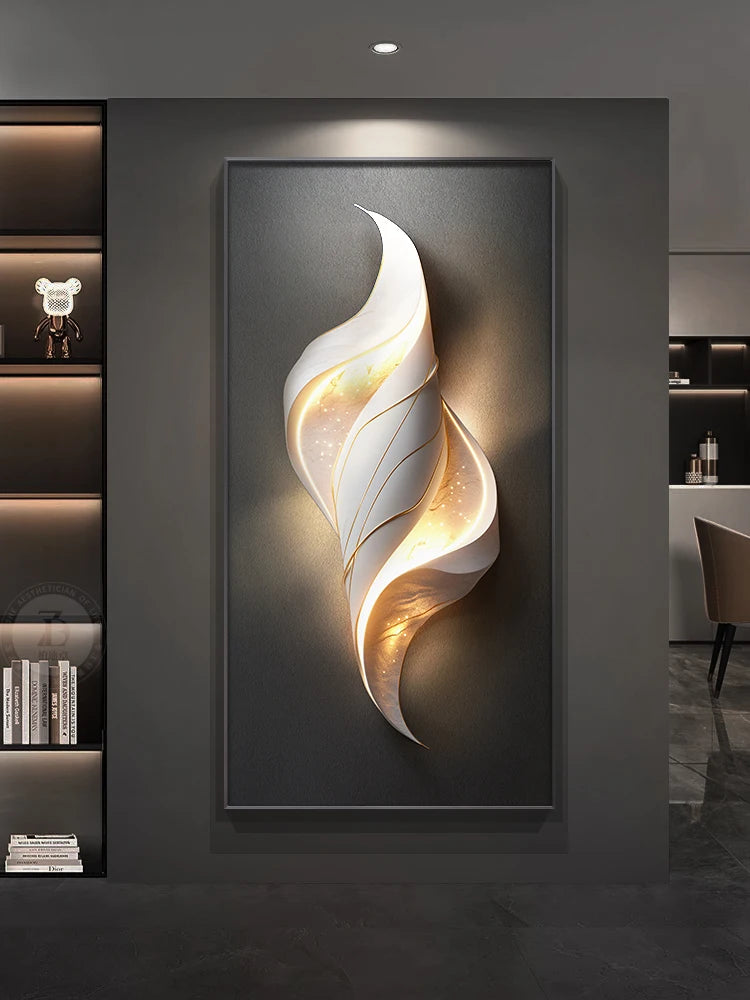 XZLUSTER Modern Crystal LED Mural Wall Lamp