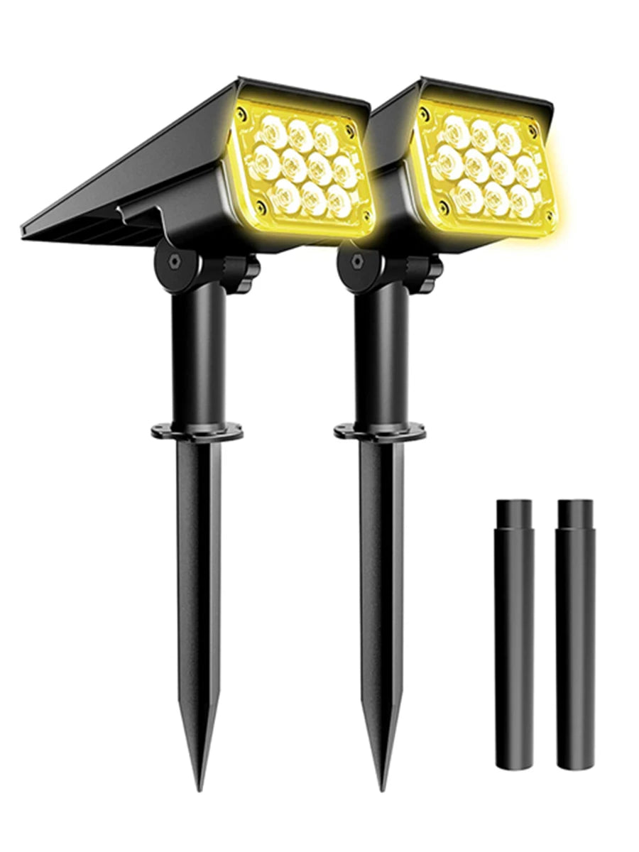 T-Sunrise Solar Garden Light Adjustable Outdoor Spotlight