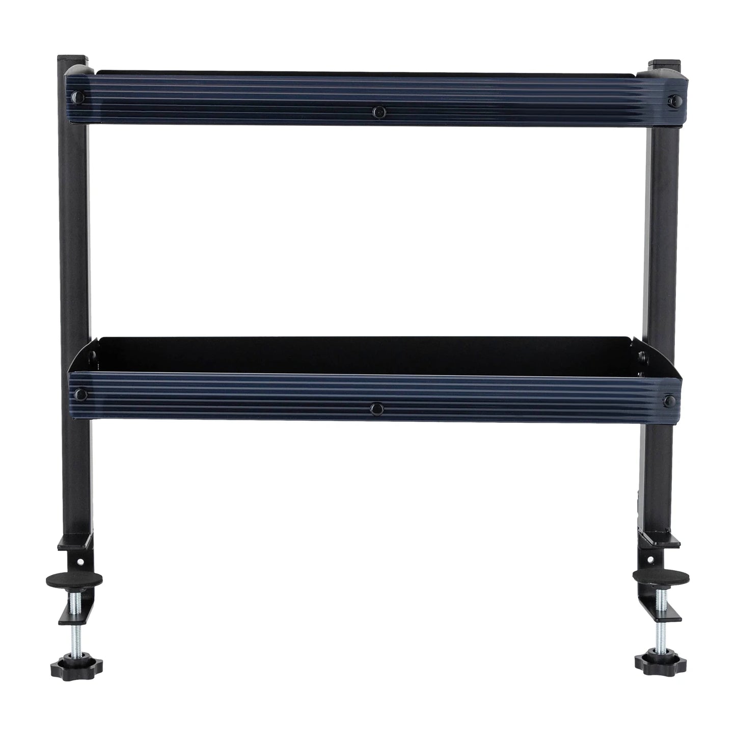 Clamp On Two Tier Desk Corner Shelf Organizer