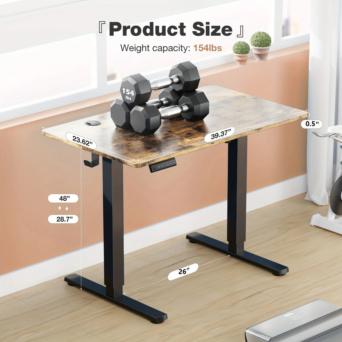 JHK Electric Height Adjustable Standing Desk