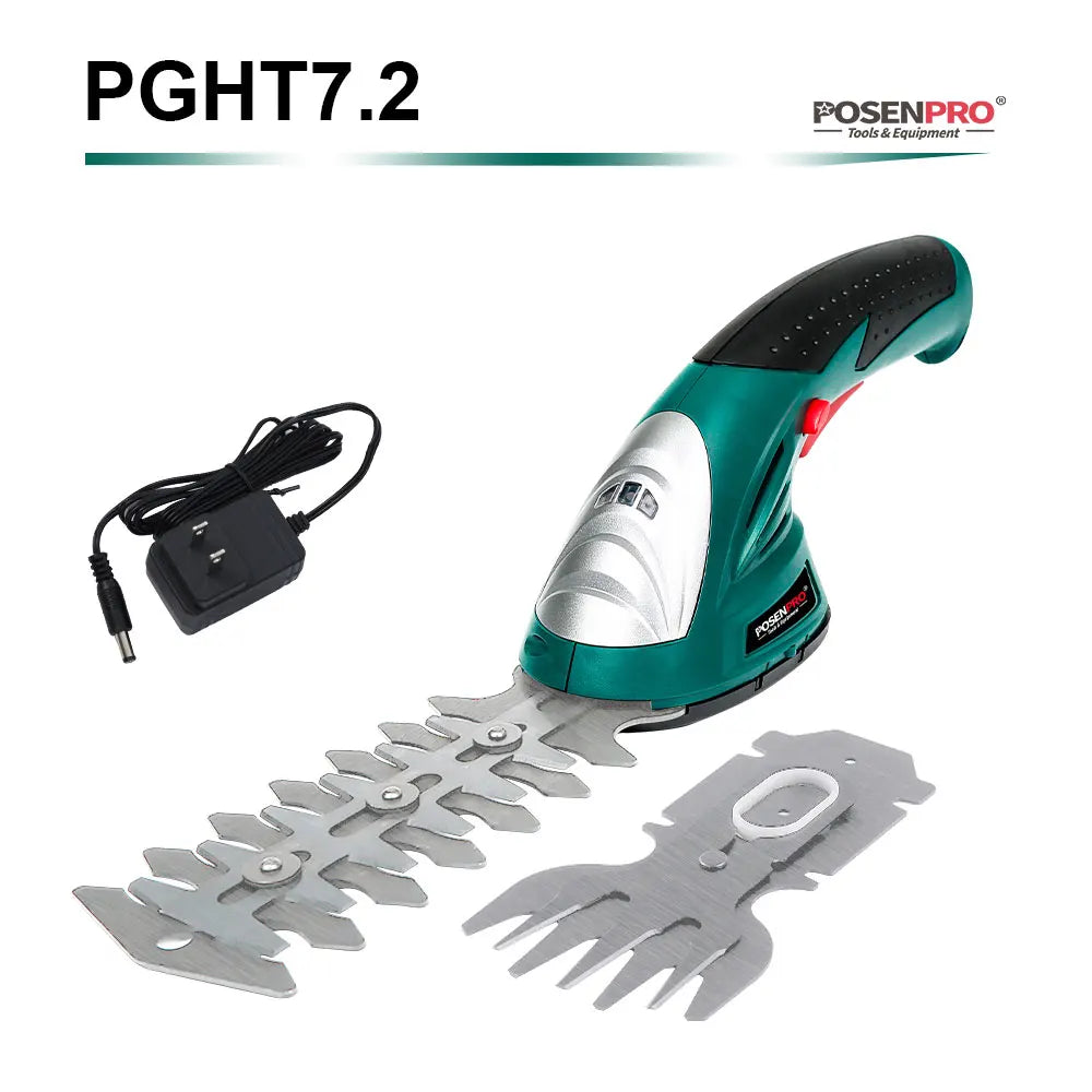 Posenpro Cordless 2 In 1 Grass And Shrub Shears