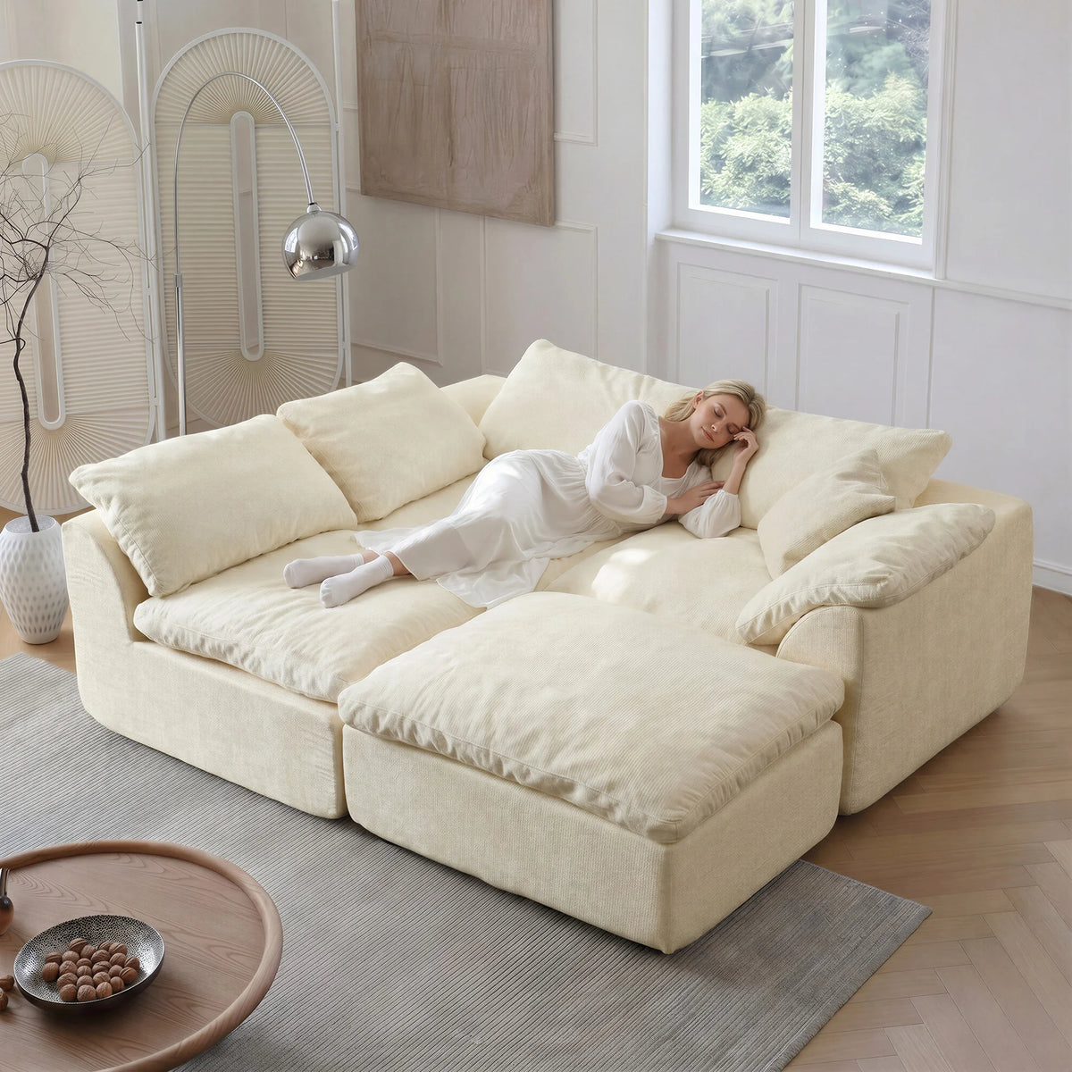 Yeflixvrau Modern Modular Sectional Sofa