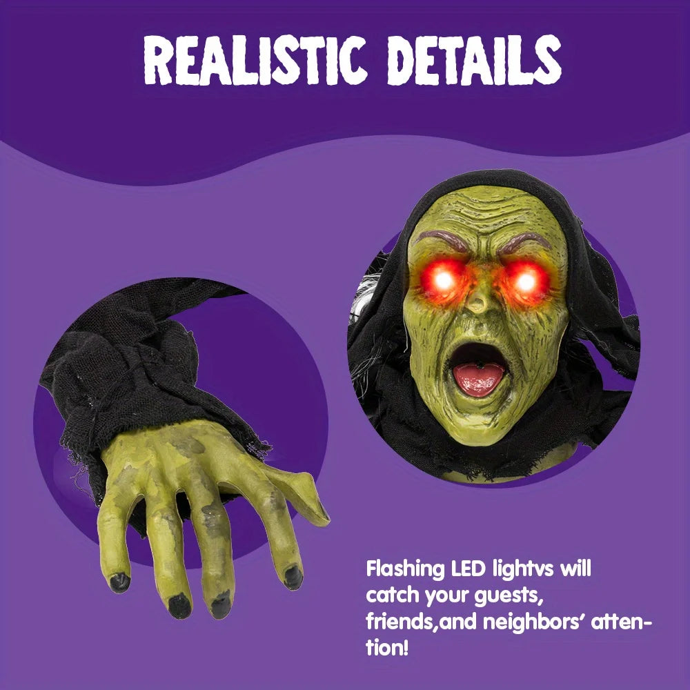 Joyfy Realistic Crawling Zombie Halloween Groundbreaker