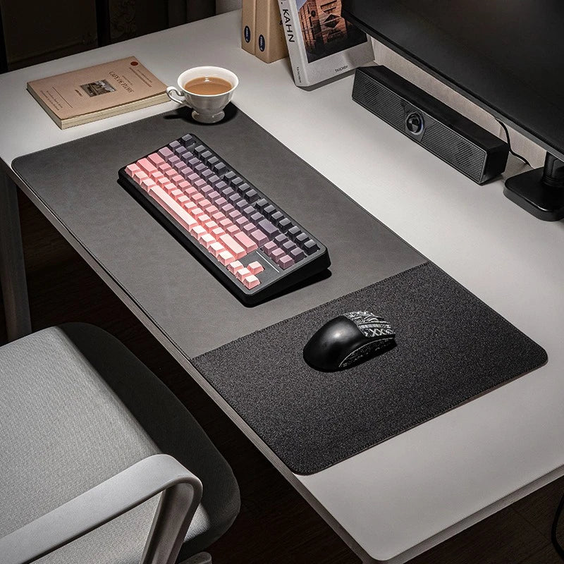 Xummen Double Sided Waterproof Leather Desk Mat