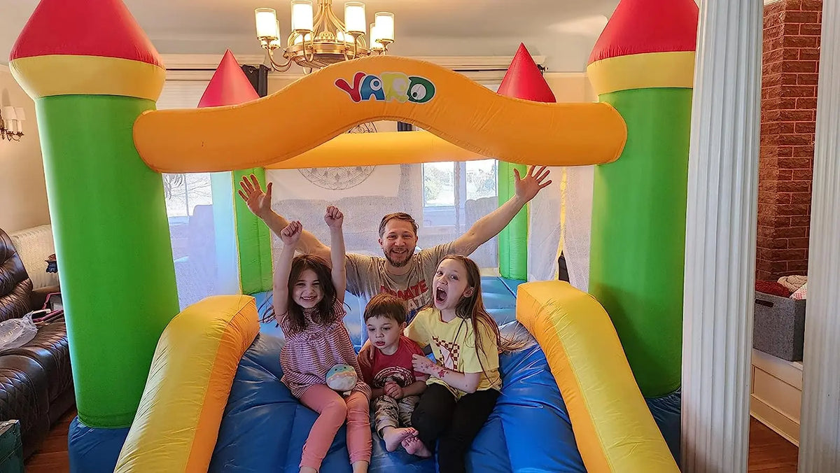 YARD Inflatable Bounce House With Slide And Blower