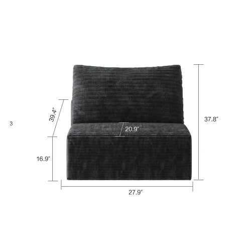 YQXH Cloud Style Corduroy Modular Sectional Sofa