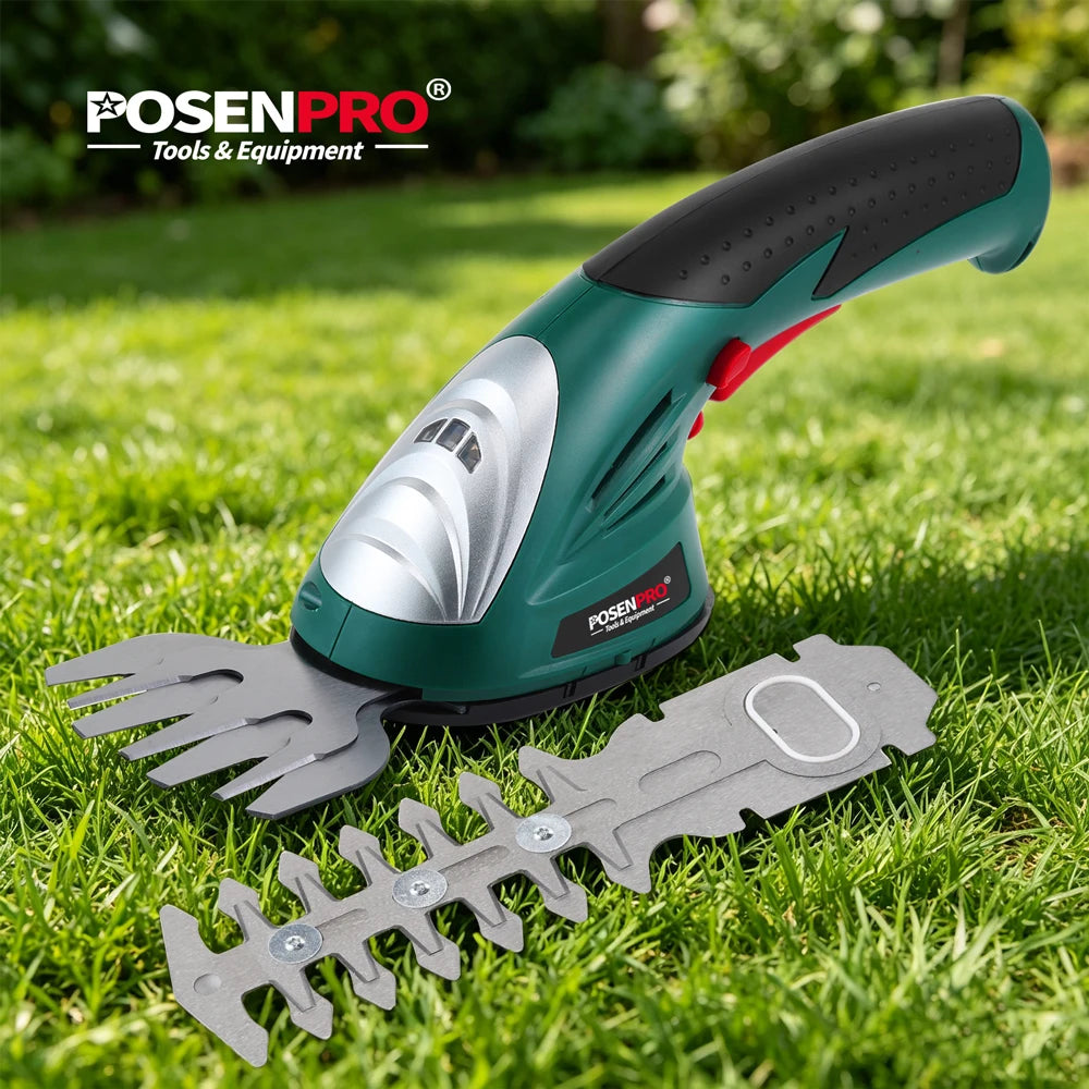 Posenpro Cordless 2in1 Pruning Shears And Hedge Trimmer