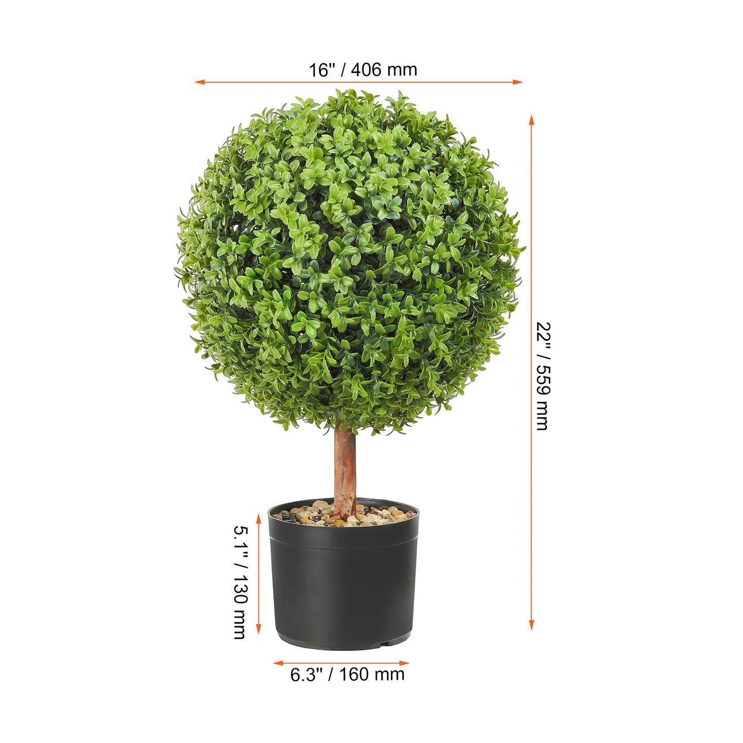 Artificial Boxwood Spiral Topiary For Garden Decor