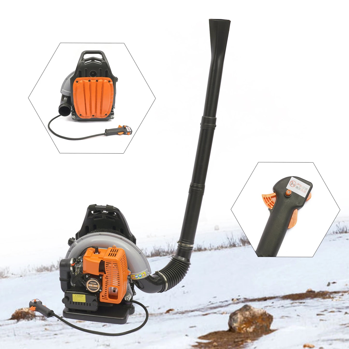 Gasoline Powered Backpack Leaf Blower For Landscaping