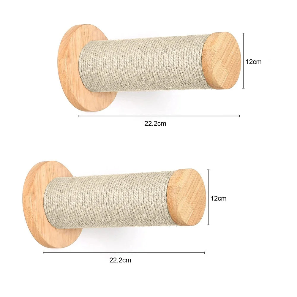 CWV Cat Wall Climbing Shelf With Sisal Scratcher