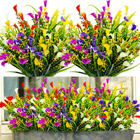 UV Resistant Indoor Outdoor Artificial Calla Lily Flowers